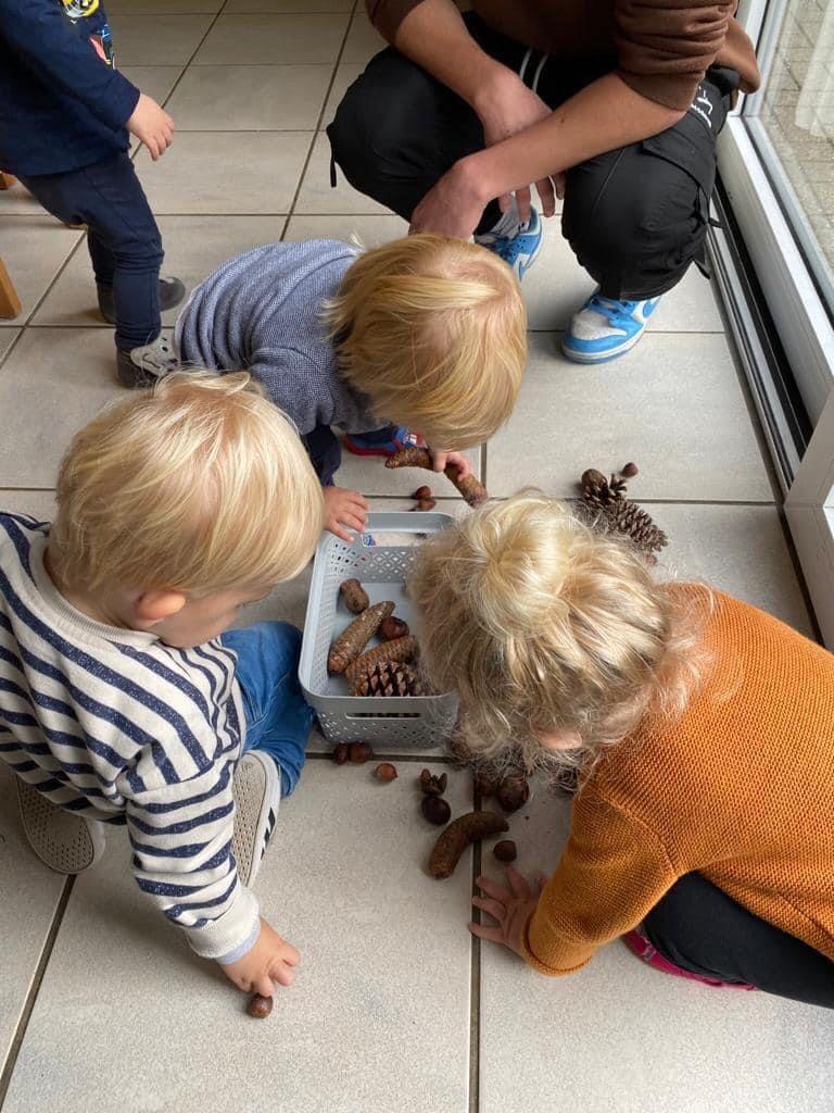 Spelende kinderen kinderdagverblijf Halen