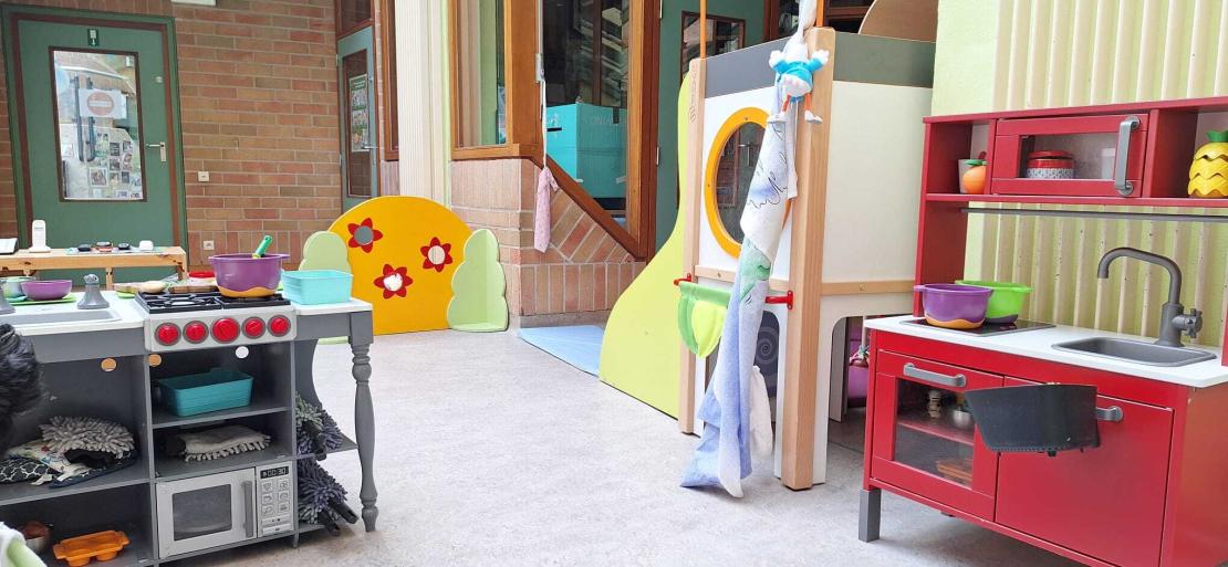 Foto van interieur kinderdagverblijf Oostende Centrum