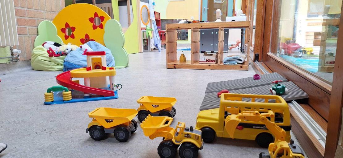 Foto van interieur kinderdagverblijf Oostende Centrum